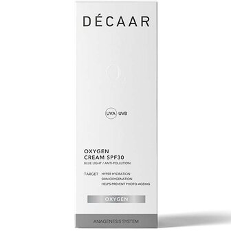 Decaar Oxygen Cream SPF30 50ml verpakking