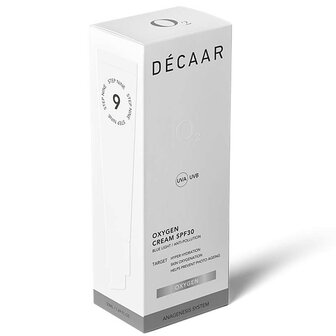 Decaar Oxygen Cream SPF30 50ml verpakking schuin