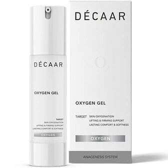 Decaar Oxygen Gel 50ml verpakking met product