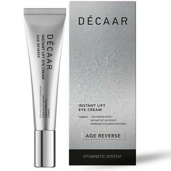 Decaar Instant Lift Eye Cream 20ml verpakking met product