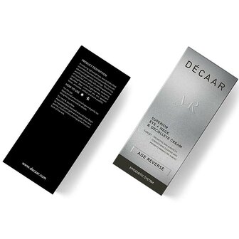 Decaar - Superior Eye, Neck &amp; Decollete Cream 50ml verpakking voor en achterkant