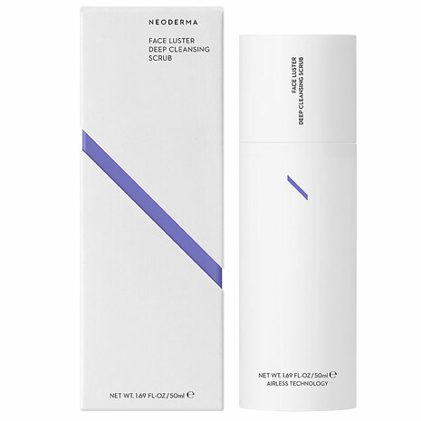 Neoderma Face Luster Deep Cleansing Scrub 50ml front