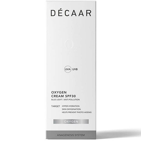 Decaar Oxygen Cream SPF30 50ml verpakking