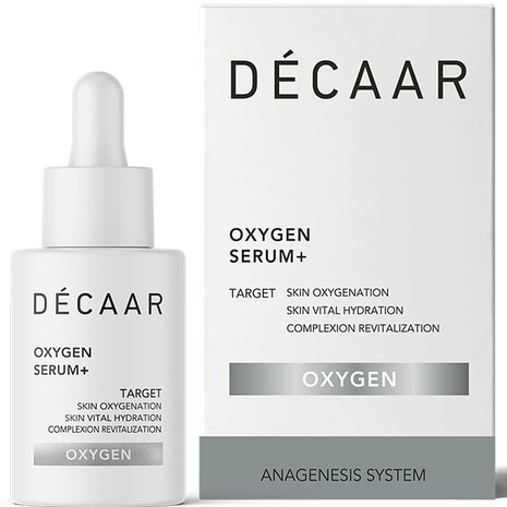 Decaar - Oxygen Serum+ 20ml met verpakking met product