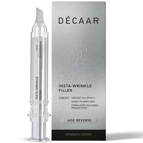 Decaar Insta Wrinkle Filler 10ml verpakking met product