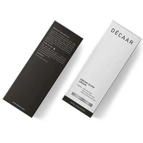 Decaar Dream Glow Cream 50ml verpakking voor en achter